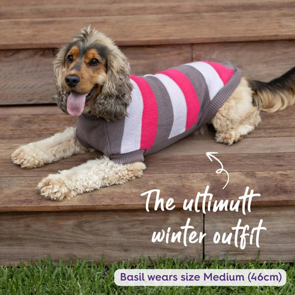 Kazoo Chestie Dog Jumper Pink