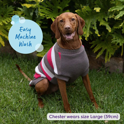 Kazoo Chestie Dog Jumper Pink