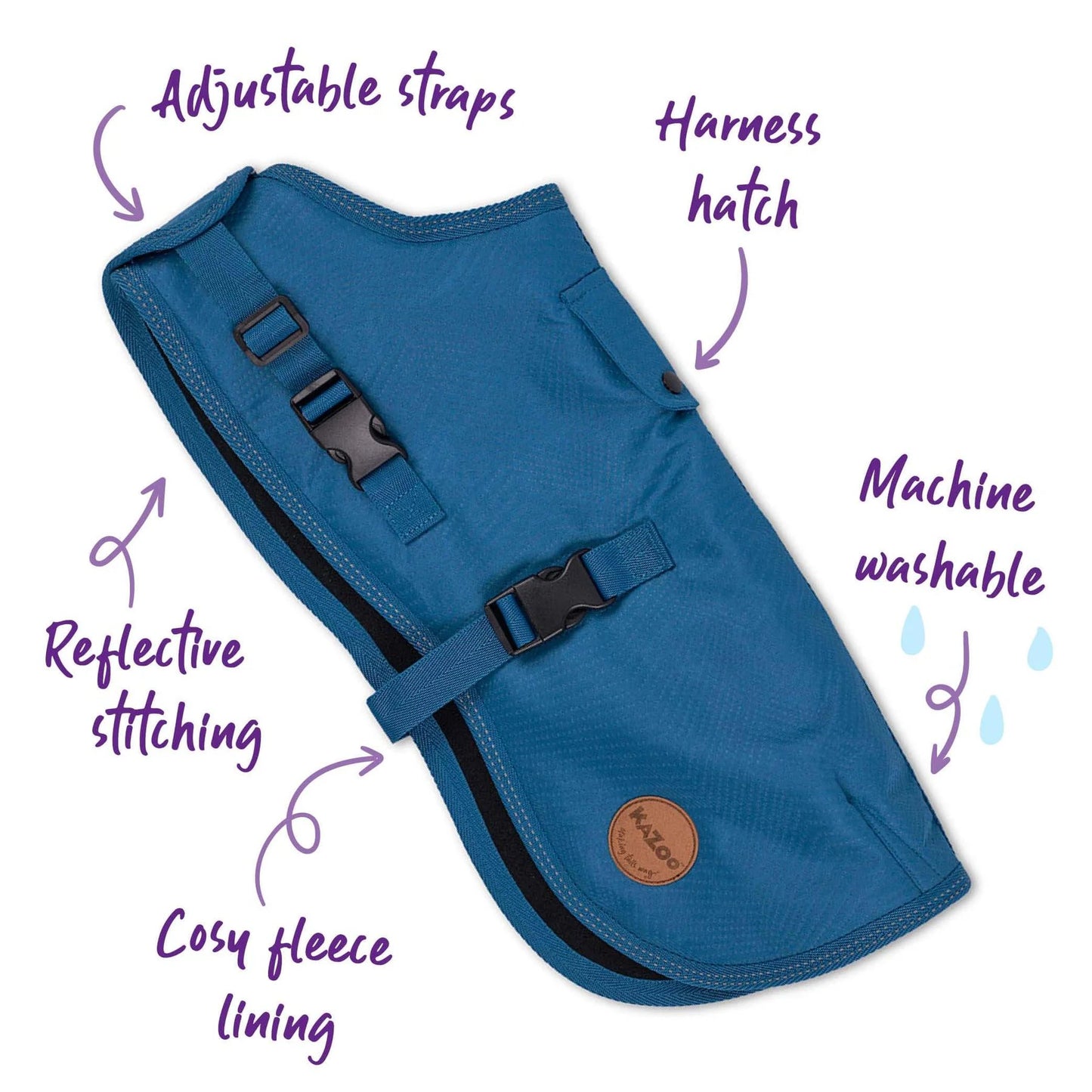 Kazoo Adventure Coat Blue