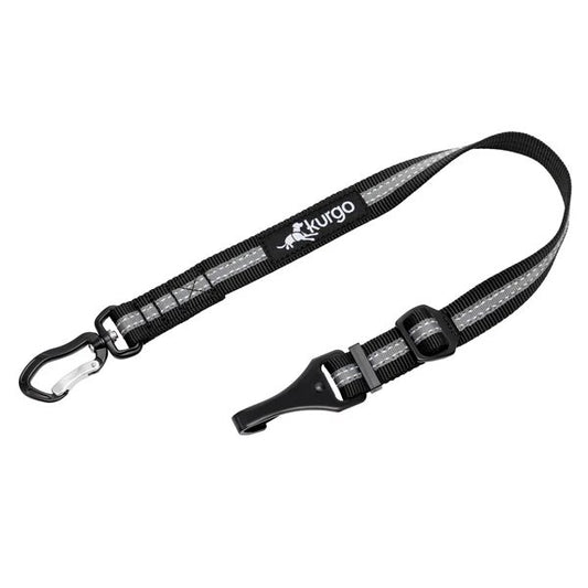 Kurgo Direct to Latch to Swivel Tether Black