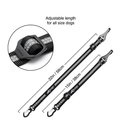 Kurgo Direct to Latch to Swivel Tether Black