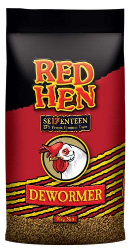 Laucke Mills Red Hen 17 Dewormer 10kg (WAREHOUSE PICK UP & LOCAL DELIVERY ONLY)