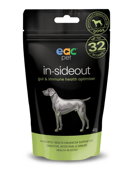 EAC Animal Care in-sideout Gut & Immune Health Optimiser Supplement for Dogs 40g
