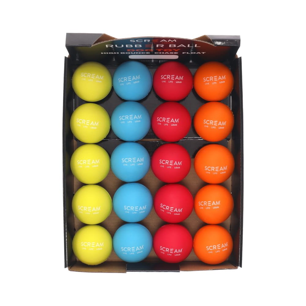 Scream Rubber Ball 5cm
