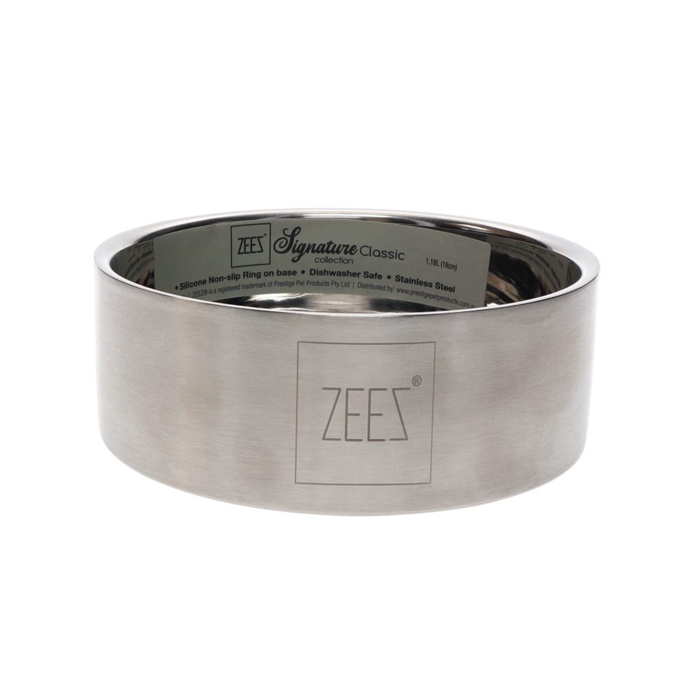 Zeez Signature Collection SS Classic Pet Bowl