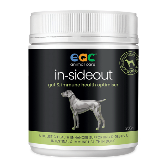EAC Animal Care in-sideout Gut & Immune Health Optimiser Supplement for Dogs 250g