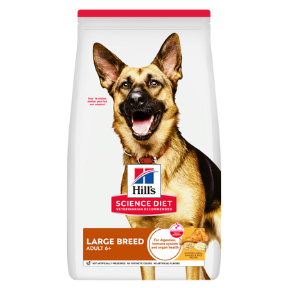 Hill's Science Diet Adult 6+ Large Breed Chicken Meal, Barely & Rice Recipe Dry Dog Food