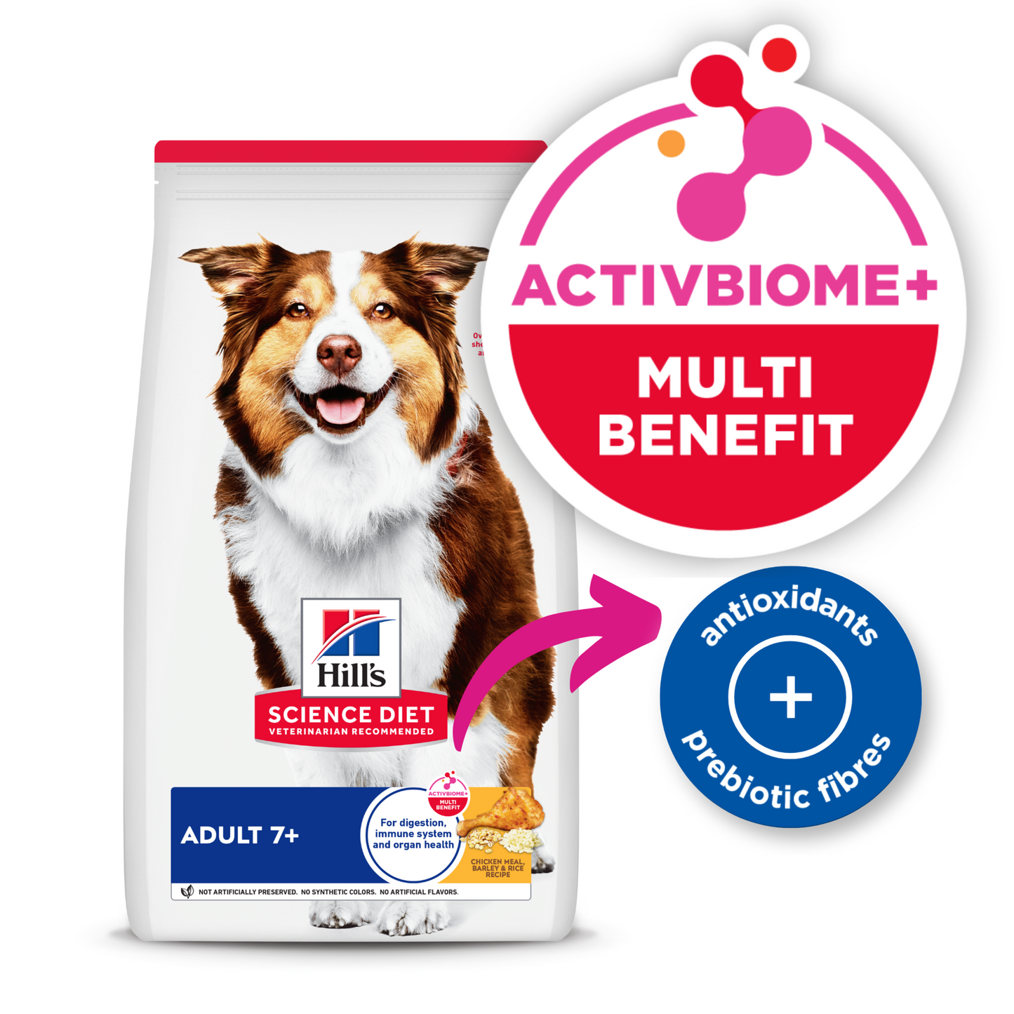 Hill's Science Diet Adult 7+ Chicken Meal, Barley & Rice Recipe Dry Dog Food