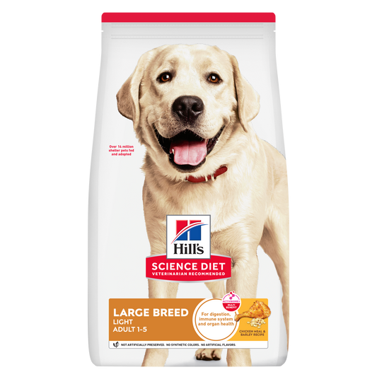 Hill's Science Diet Adult Large Breed Light Chicken Meal & Barley Dry Dog Food