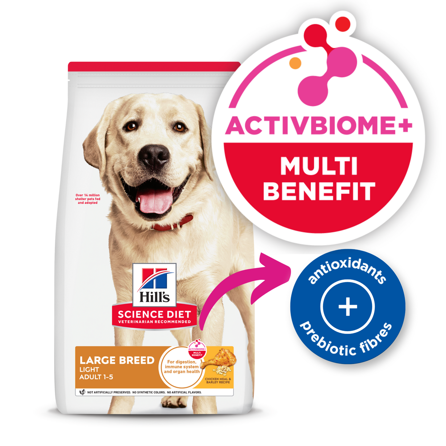 Hill's Science Diet Adult Large Breed Light Chicken Meal & Barley Dry Dog Food