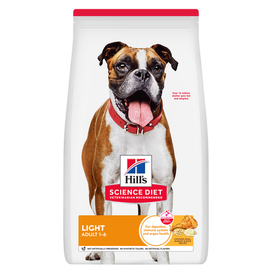 Hill's Science Diet Adult Light with Chicken Meal & Barley Dry Dog Food