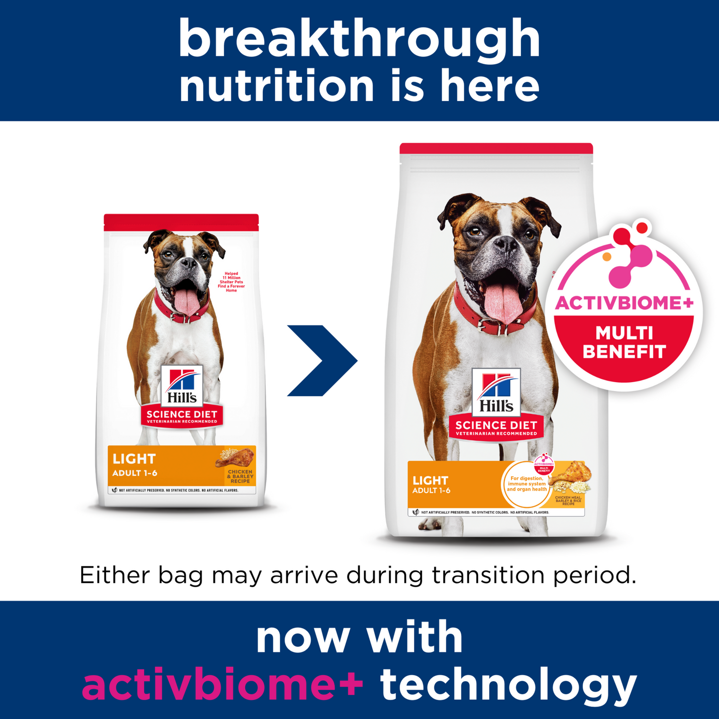 Hill's Science Diet Adult Light with Chicken Meal & Barley Dry Dog Food