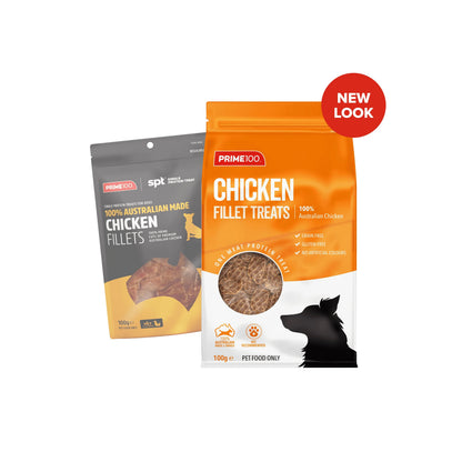 Prime100 SPT Chicken Fillets Dog Treats 100g