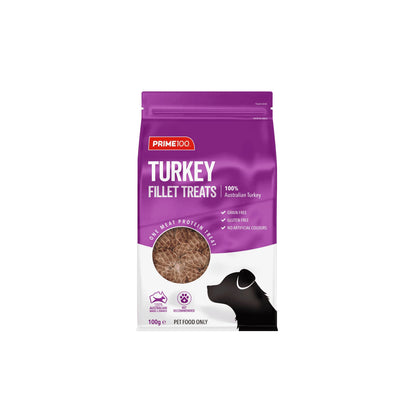 Prime100 SPT Turkey Fillets Dog Treats 100g