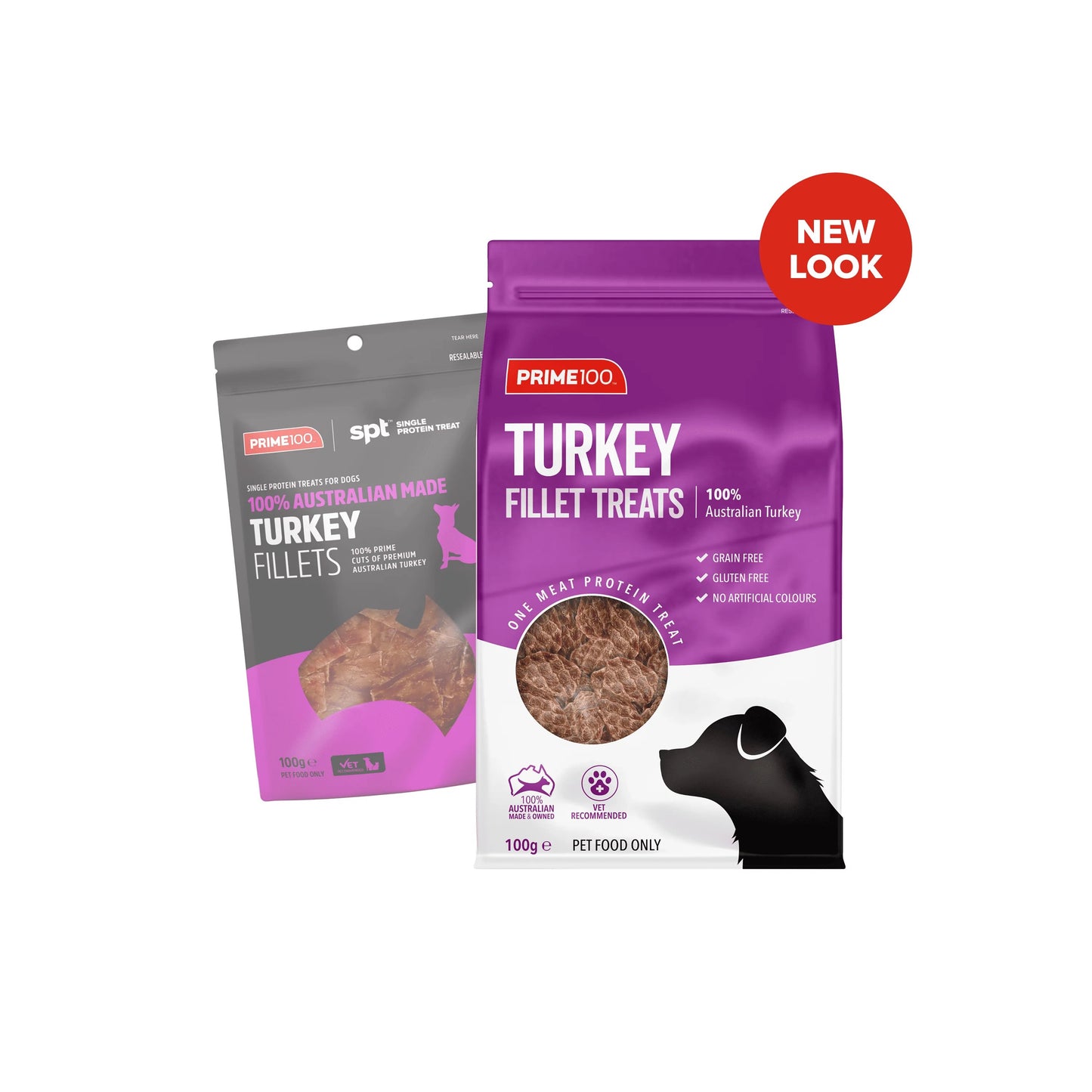 Prime100 SPT Turkey Fillets Dog Treats 100g