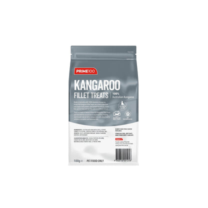 Prime100 SPT Kangaroo Fillets Dog Treats 100g