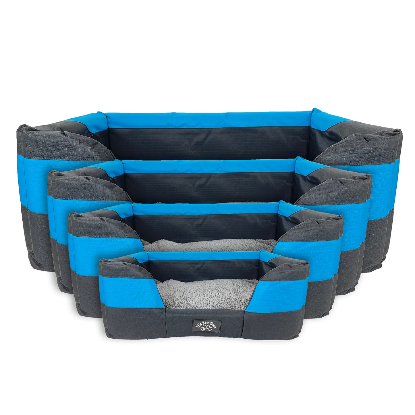 It's Bed Time All Terrain Basket Cyan Blue