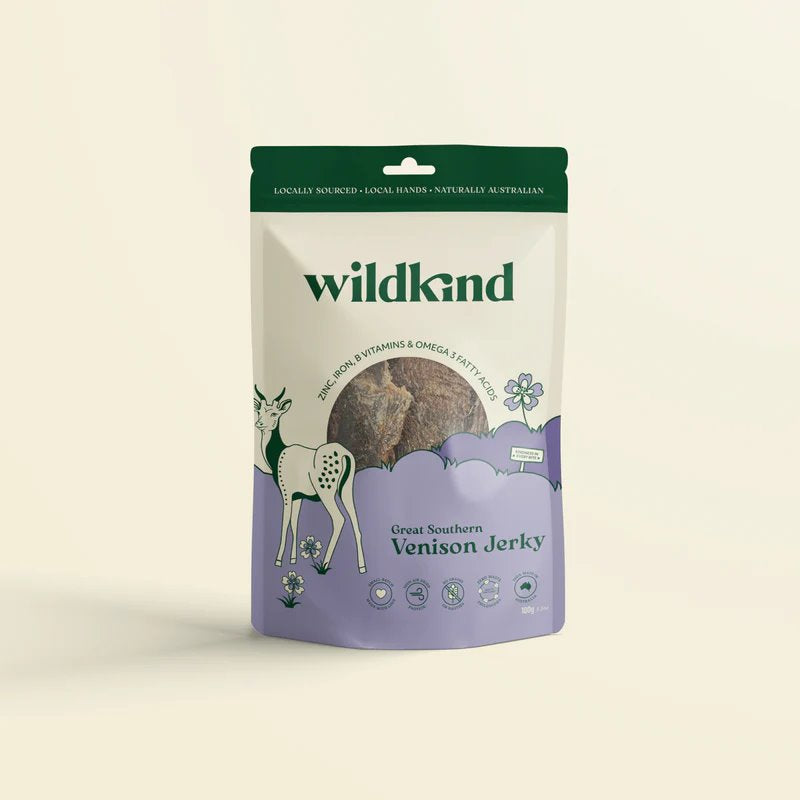 WildKind Great Southern Venison Jerky 100g