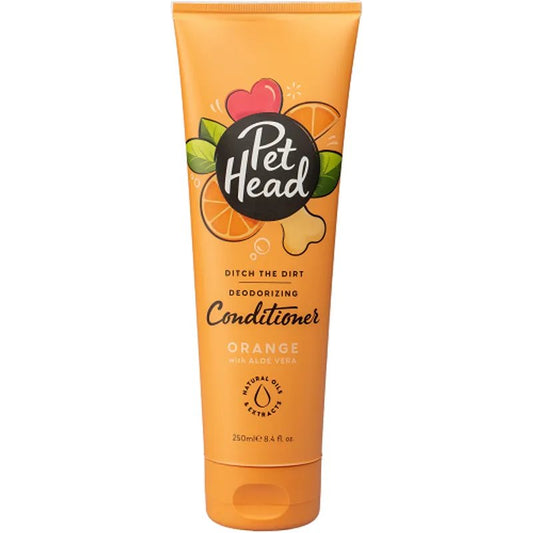 Pet Head Ditch the Dirt Deodorizing Deodorizing Conditioner Orange 250mL
