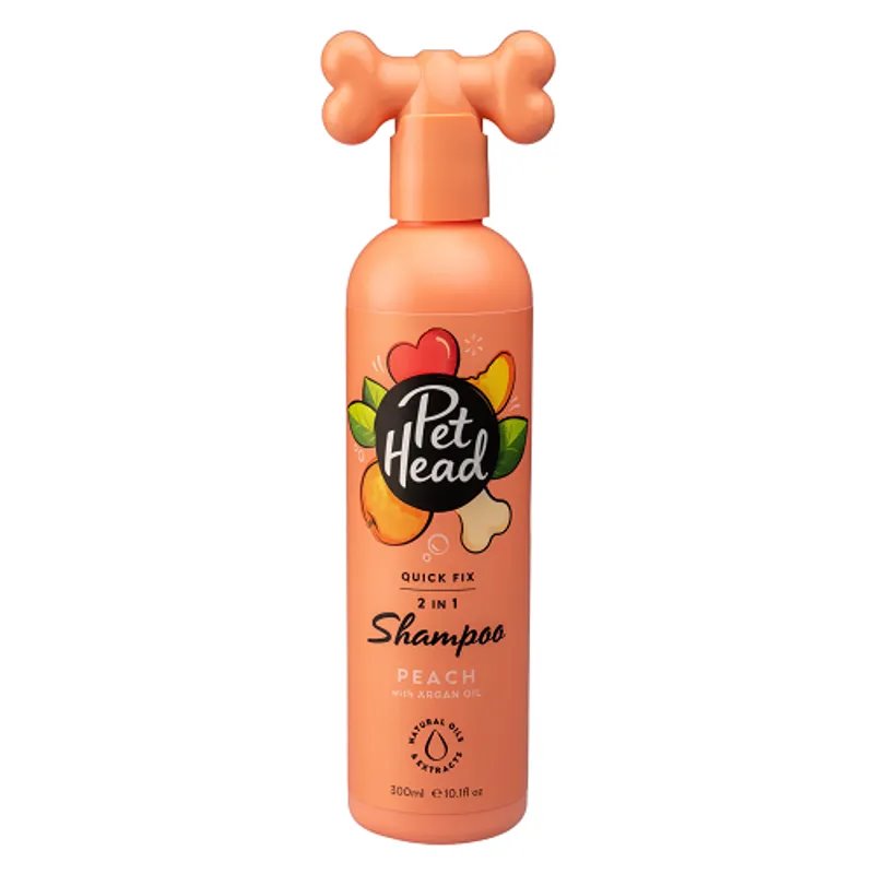 Pet Head Quick Fix 2 in 1 Shampoo Peach 300mL