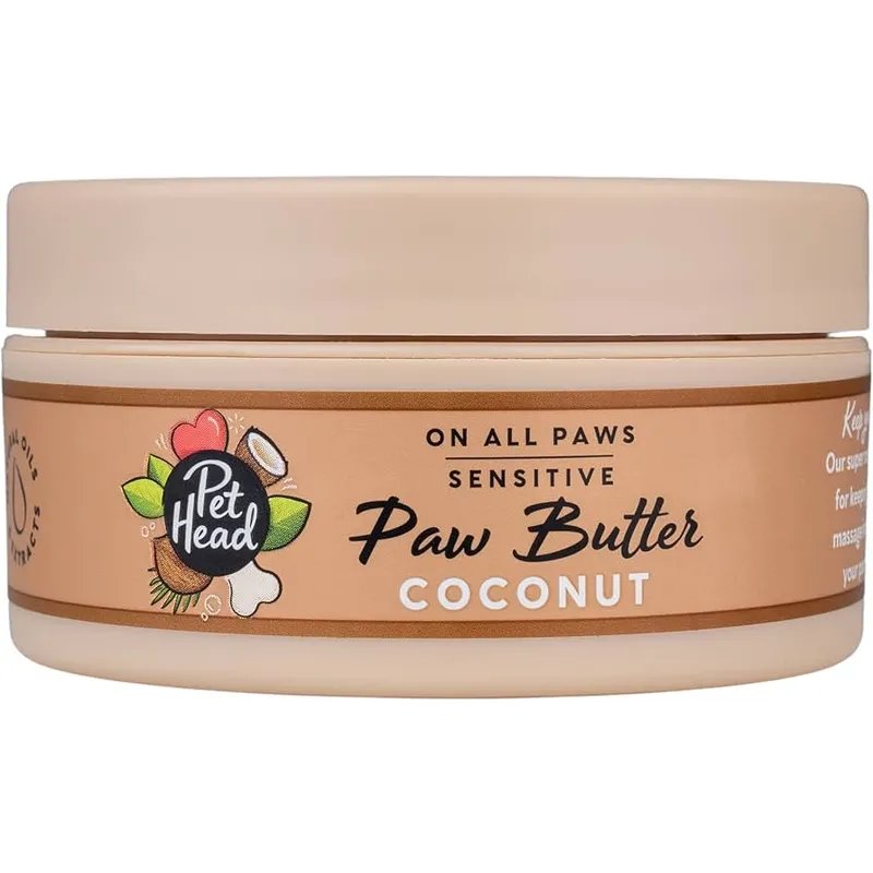 Pet Head On All Paws Sensitive Paw Butter Coconut 40g