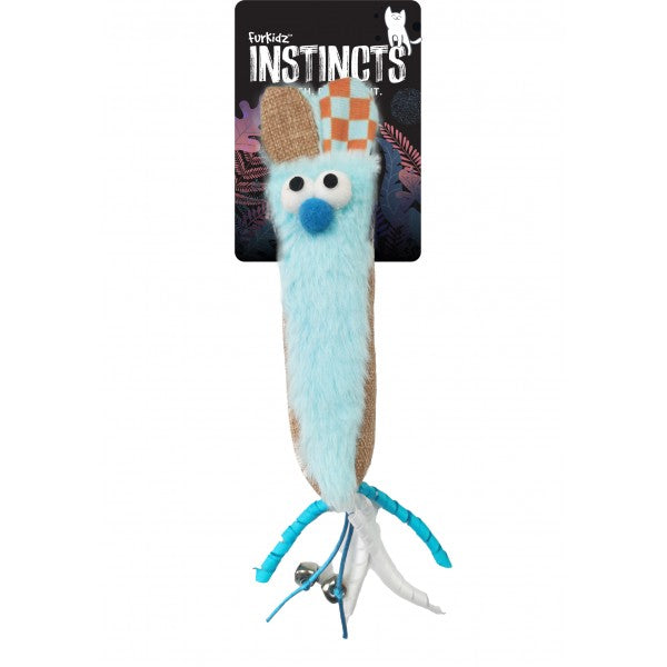 Furkidz Slinky Rabbit Light Blue