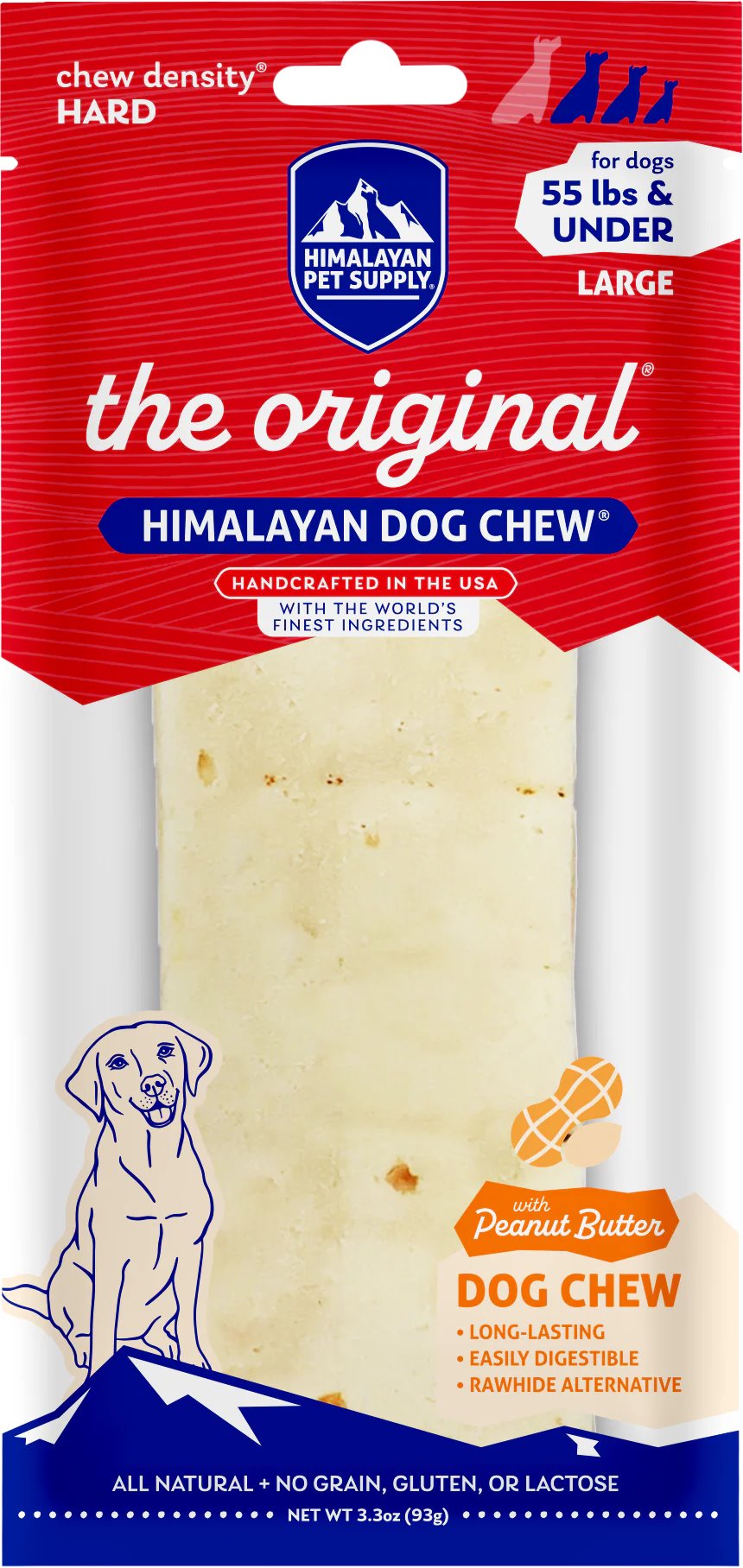 Himalayan Pet Supply The Original Himalayan Dog Chew Peanut Butter (1pk)