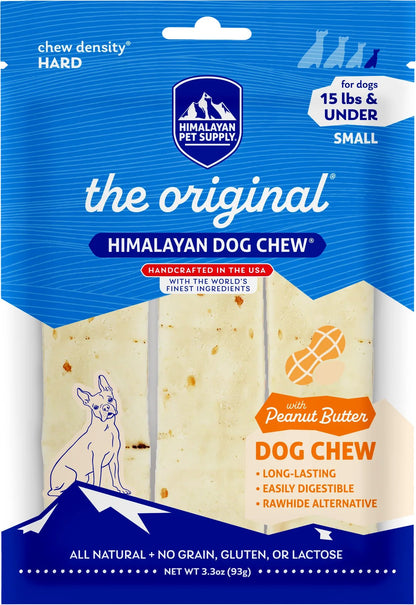 Himalayan Pet Supply The Original Himalayan Dog Chew Peanut Butter (3pk)