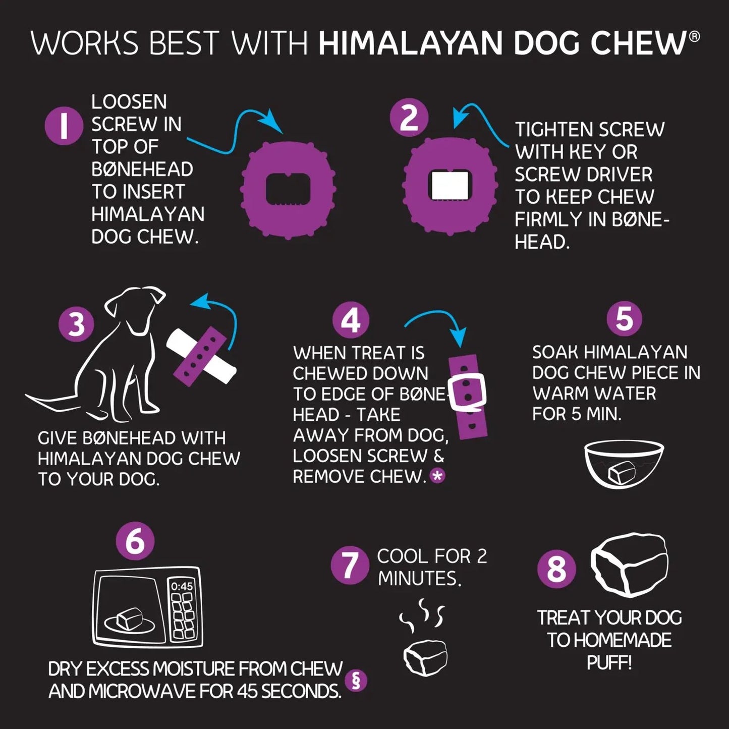 Himalayan Pet Supply Bonehead Small
