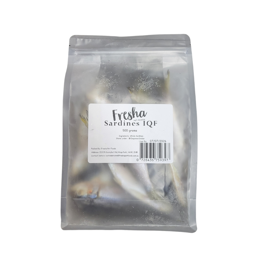 Fresha Wild Caught Sardines IQF 500g