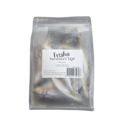 Fresha Wild Caught Sardines IQF 500g