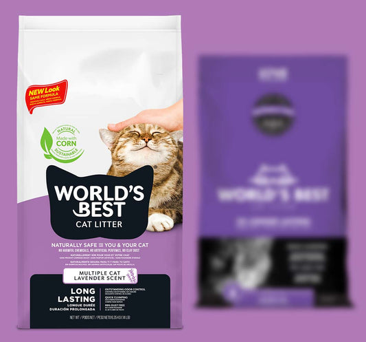 World's Best Lavender Clumping Cat Litter
