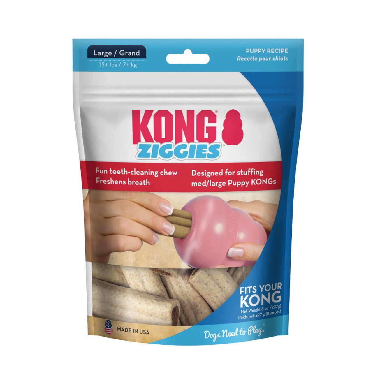 KONG Stuff N Puppy Ziggies Large 6 Pack