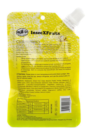 Probugs InsecXFruits Banana Flavor