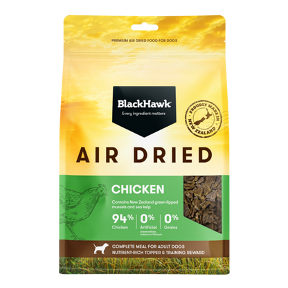 Black Hawk Adult Dog Air Dried All Breeds Chicken Dry Dog Food