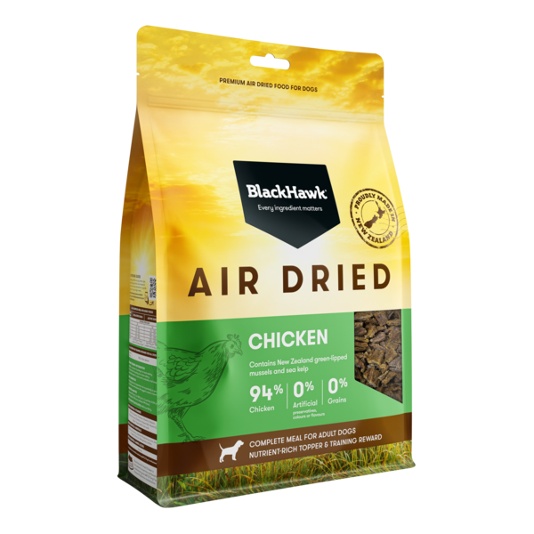 Black Hawk Adult Dog Air Dried All Breeds Chicken Dry Dog Food