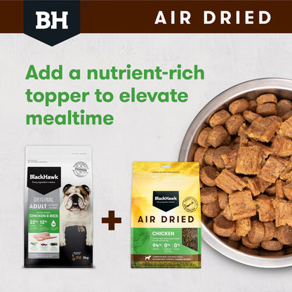 Black Hawk Adult Dog Air Dried All Breeds Chicken Dry Dog Food