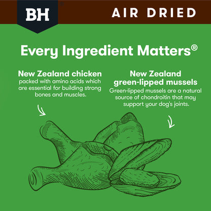 Black Hawk Adult Dog Air Dried All Breeds Chicken Dry Dog Food