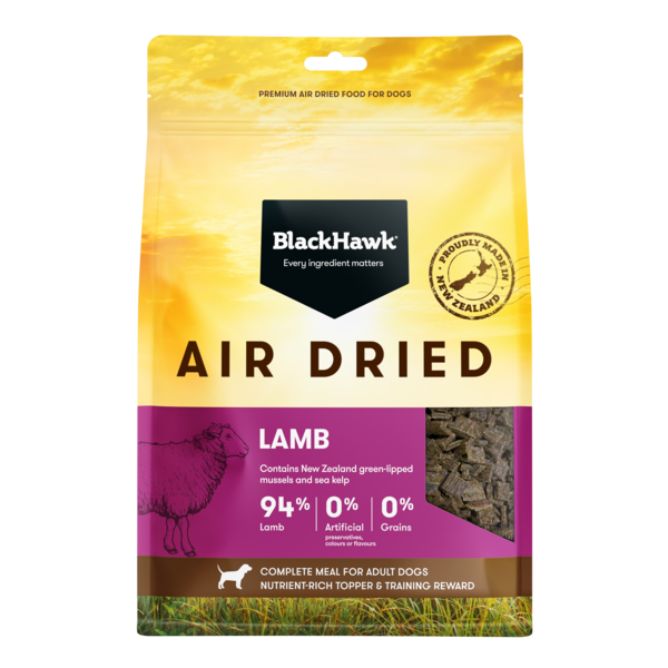 Black Hawk Adult Dog Air Dried All Breeds Lamb Dry Dog Food