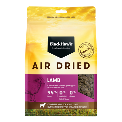 Black Hawk Adult Dog Air Dried All Breeds Lamb Dry Dog Food