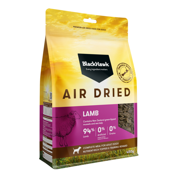 Black Hawk Adult Dog Air Dried All Breeds Lamb Dry Dog Food