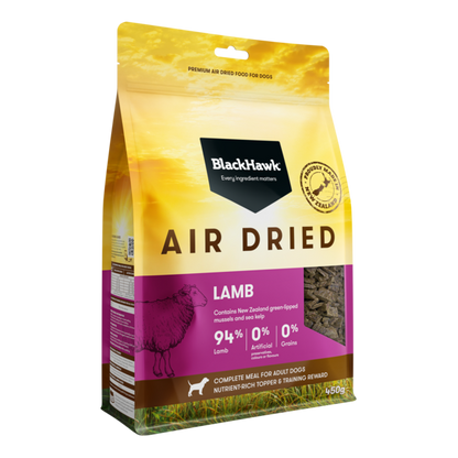 Black Hawk Adult Dog Air Dried All Breeds Lamb Dry Dog Food