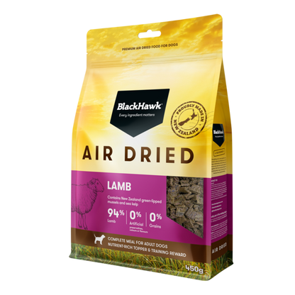 Black Hawk Adult Dog Air Dried All Breeds Lamb Dry Dog Food