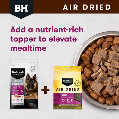 Black Hawk Adult Dog Air Dried All Breeds Lamb Dry Dog Food