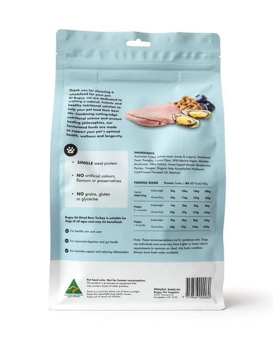 Bugsy's Air-Dried Turkey for Dogs