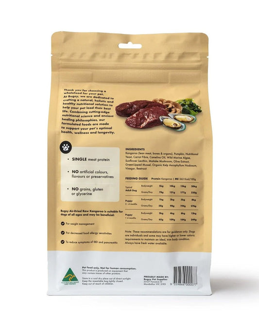 Bugsy's Air-Dried Kangaroo for Dogs