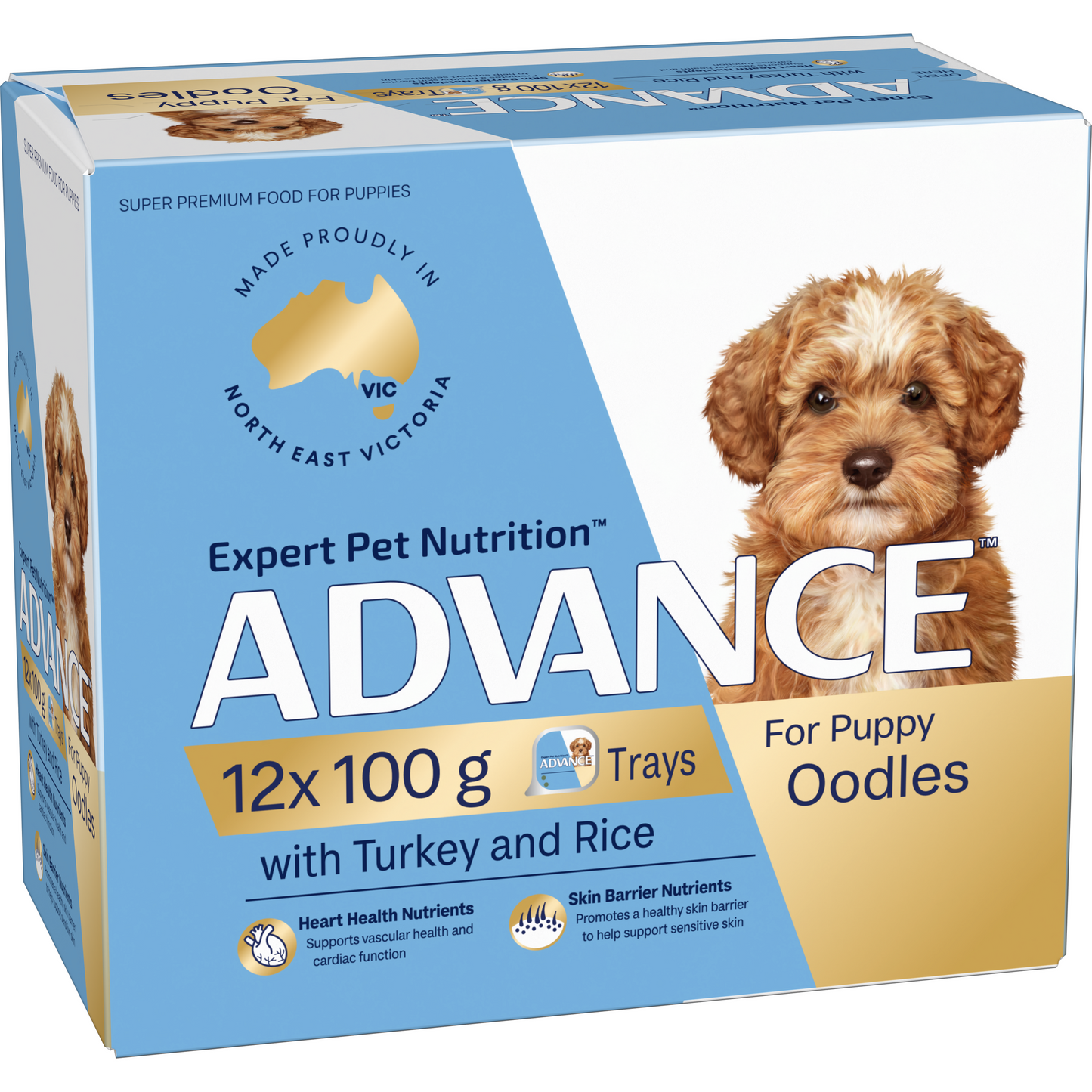ADVANCE Wet Puppy Food Oodles with Turkey & Rice