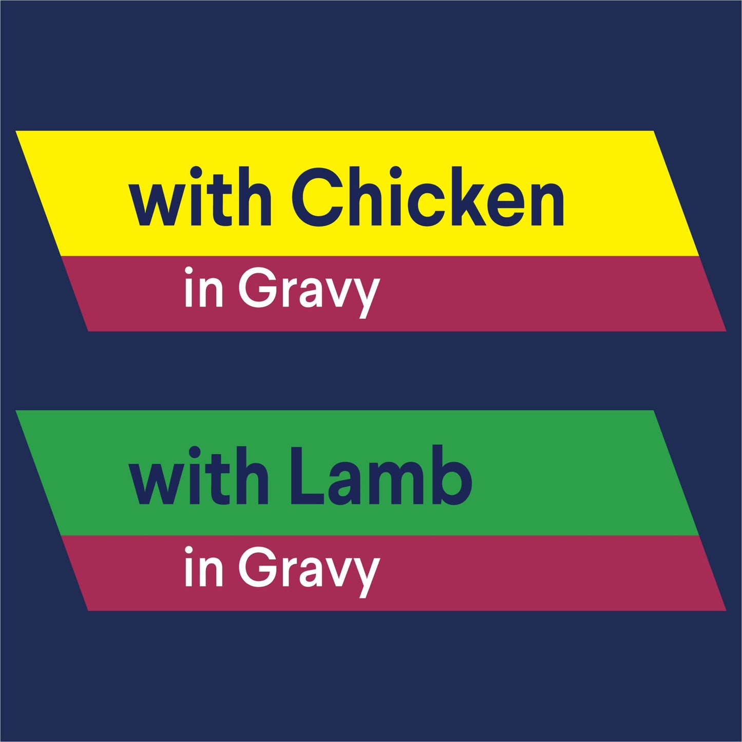 Advance Adult Wet Cat Food Chicken & Lamb in Gravy Multipack
