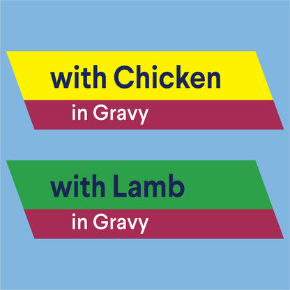 Advance Kitten Wet Cat Food Chicken & Lamb in Gravy Multipack