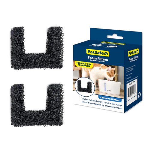 PetSafe Viva Pet Fountain Replacement Foam Filters 2pk